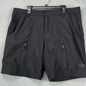 The‎ North Face Shorts Mens 40 Black Nylon Blend Cargo Hiking Flat Front Outdoor